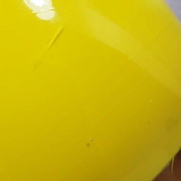 🌞SOLD🌞 Glassybaby Yellow Hand Blown Glass Candle Votive Pre Triskelion #2 - Picture 10 of 13